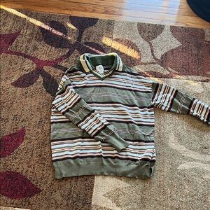 BDG lightweight striped polo sweater size S